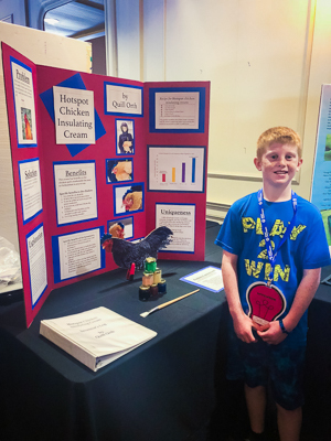Quill stands by his invention display